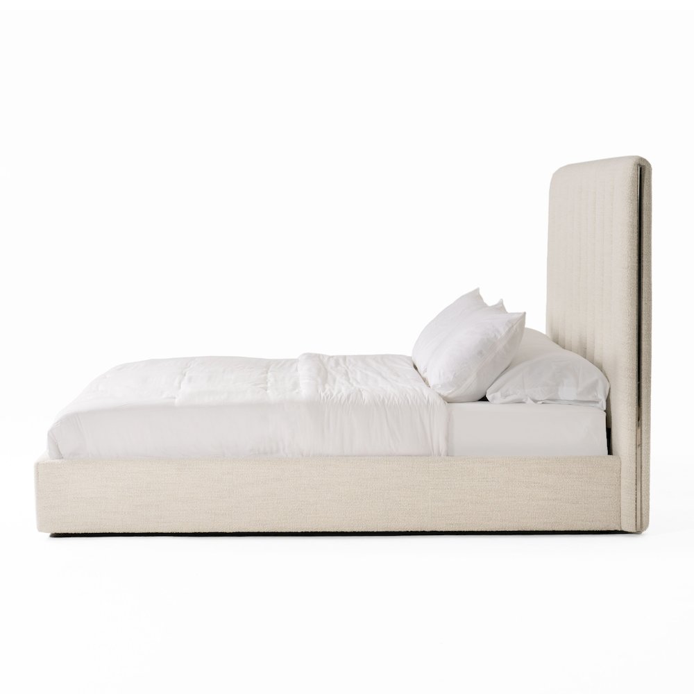 Modrest Valhalla - Eastern King Contemporary White Bed
