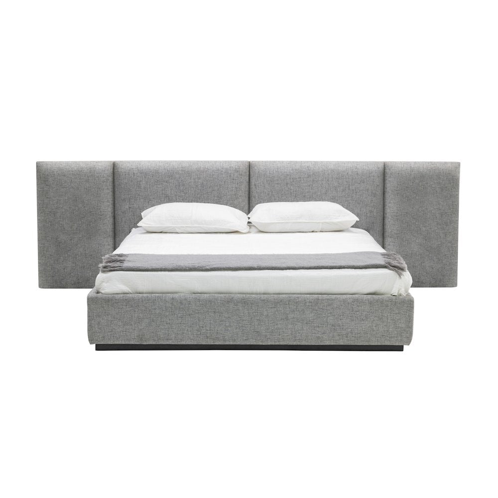 Nova Domus Maranello - Eastern King Modern Grey Bed