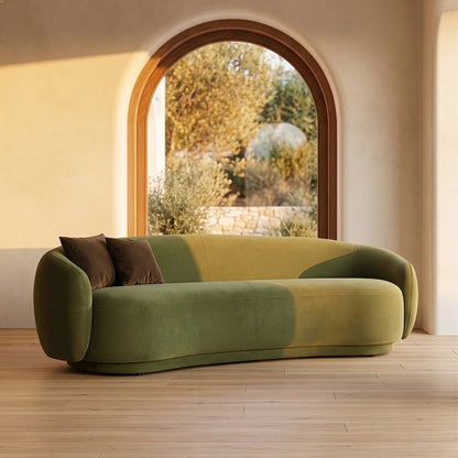 Andrew - Modern Green Fabric Sofa Set