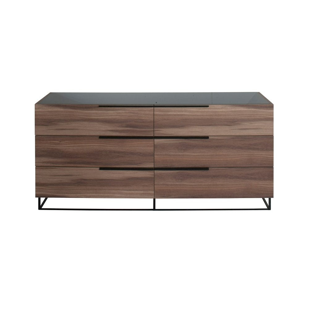 Nova Domus Matteo - Modern Italian Walnut Dresser