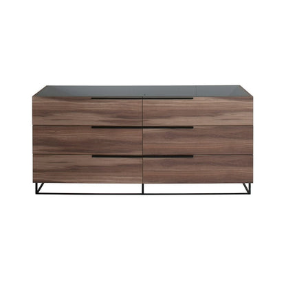 Nova Domus Matteo - Modern Italian Walnut Dresser