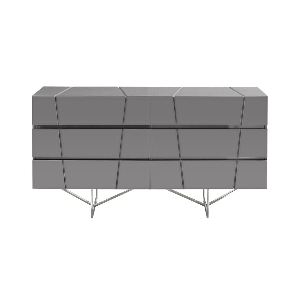 Modrest Chrysler Modern Grey Dresser