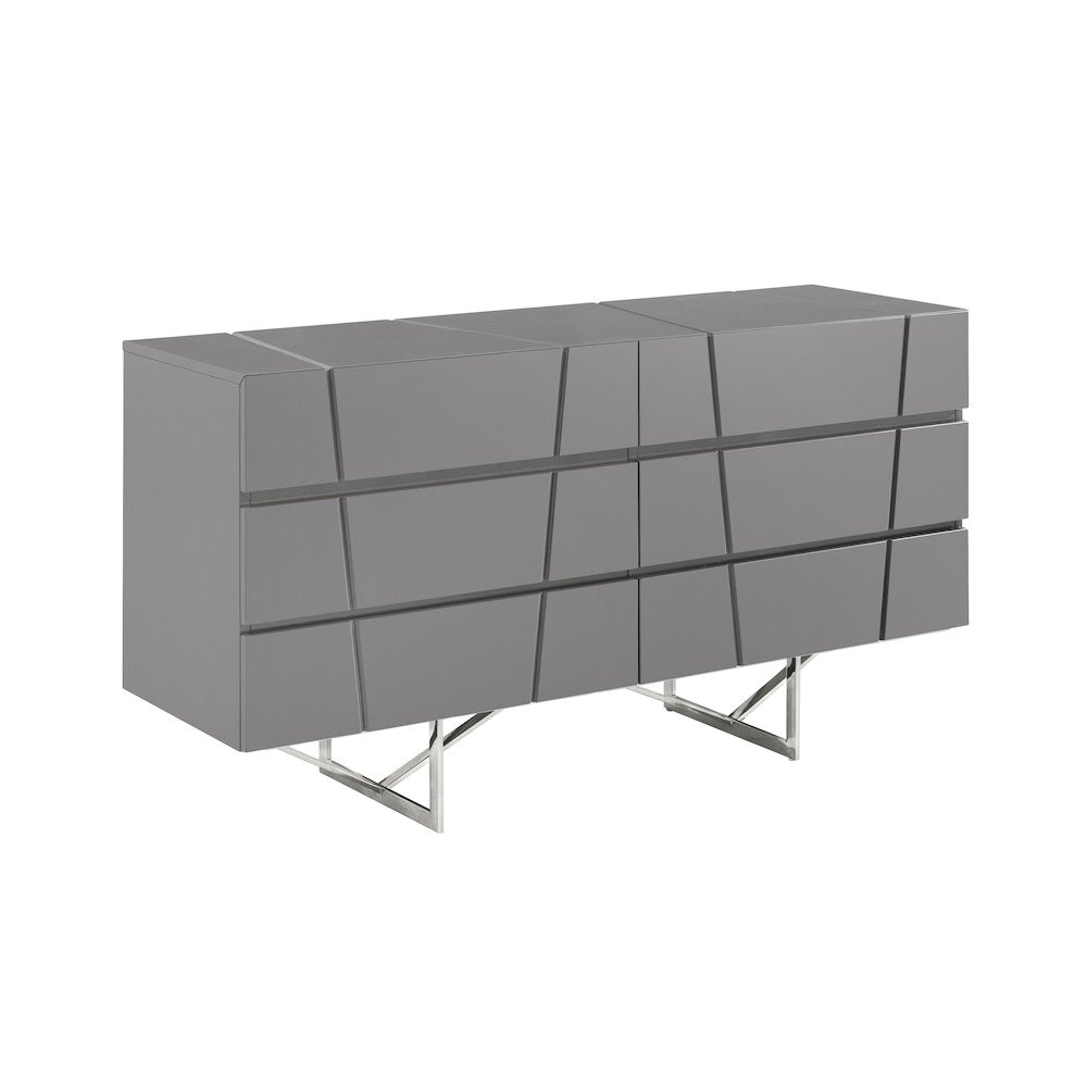 Modrest Chrysler Modern Grey Dresser