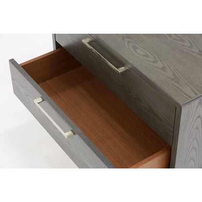 Nova Domus Soria Modern Grey Wash Nightstand