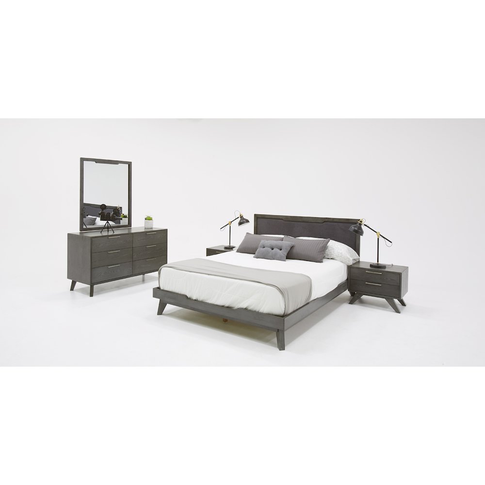 Nova Domus Soria Modern Grey Wash Mirror