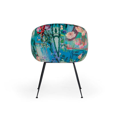 Modrest Roxann - Contemporary Floral Velvet Dining Chair