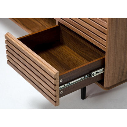 Modrest Maggie - Modern Walnut and Grey Buffet