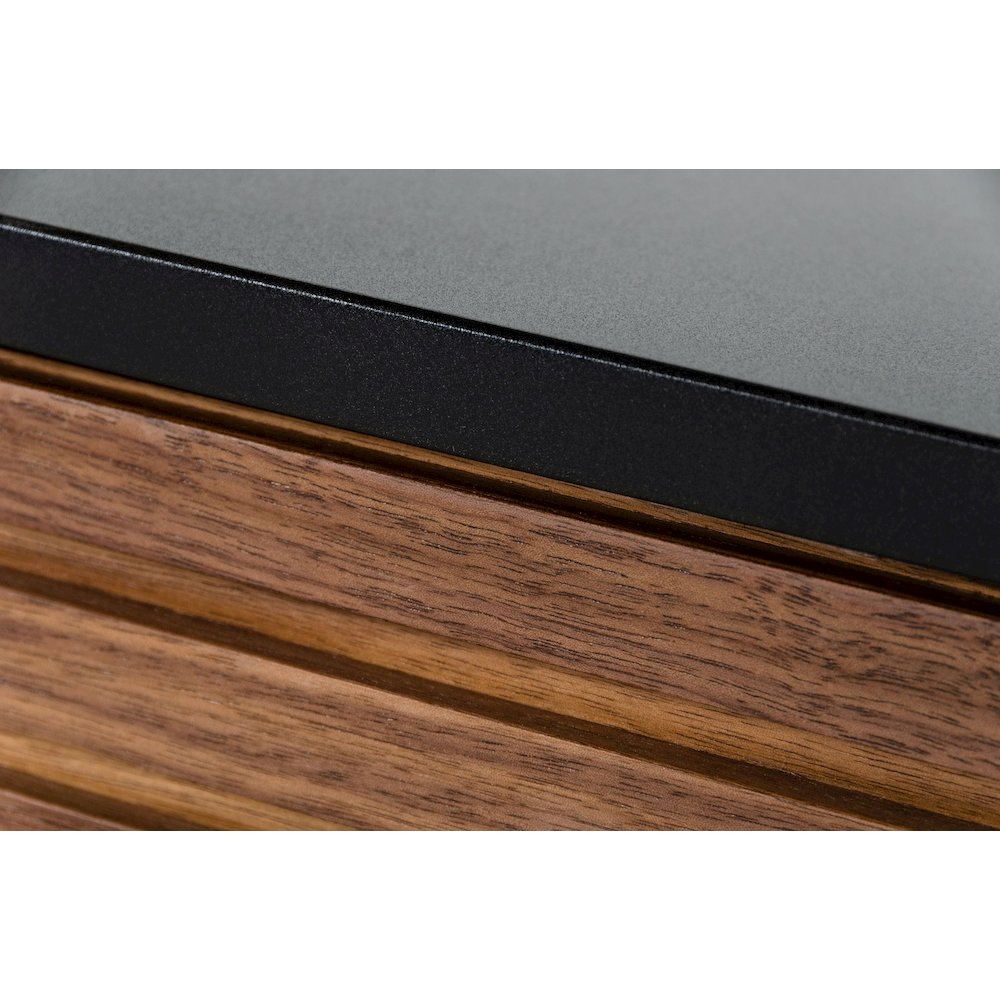 Modrest Maggie - Modern Walnut and Grey Buffet