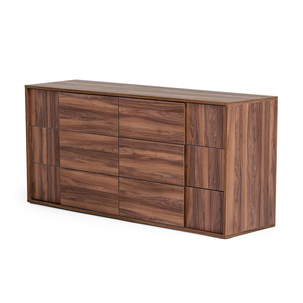 Nova Domus Asus - Italian Modern Walnut Dresser