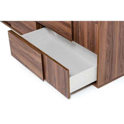 Nova Domus Asus - Italian Modern Walnut Dresser