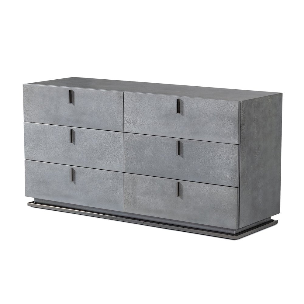 Modrest Buckley - Modern Grey Crackle Dresser