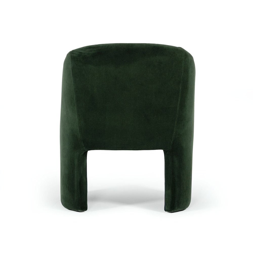 Modrest Danube - Modern Jade Green Fabric Dining Chair