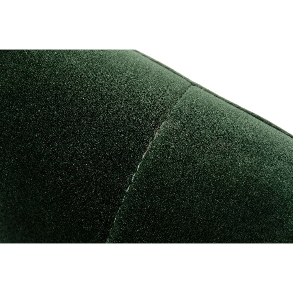 Modrest Danube - Modern Jade Green Fabric Dining Chair