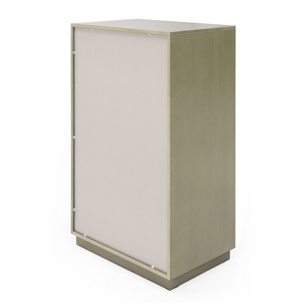 Modrest Nixa - Modern Wide Birch + Brushed Bronze Chest