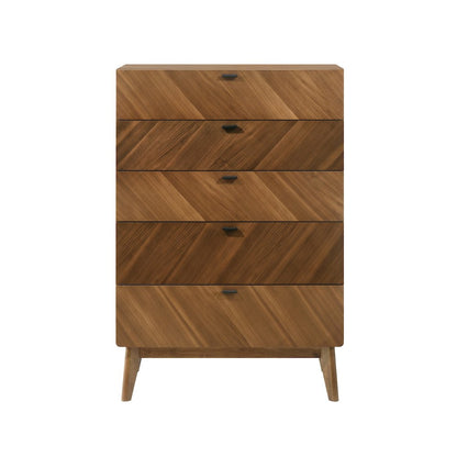 Kamela- Modern Walnut Chest