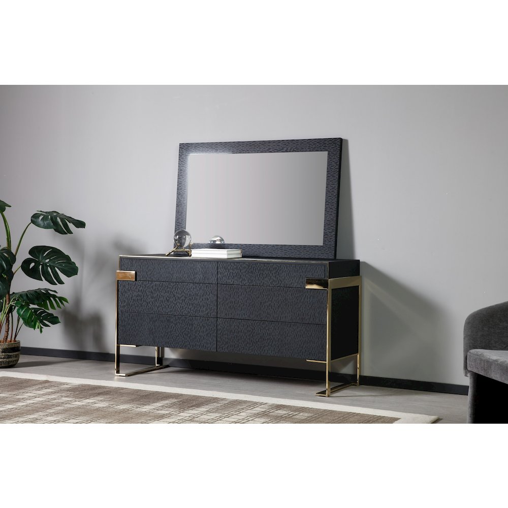 Modrest Rothsay - Modern Wenge Mirror