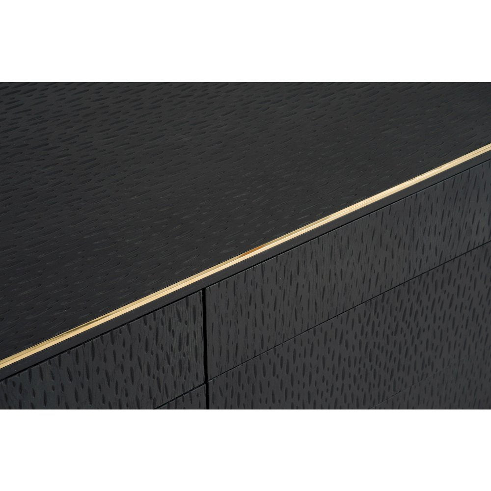 Modrest Rothsay - Modern Wenge + Gold Dresser