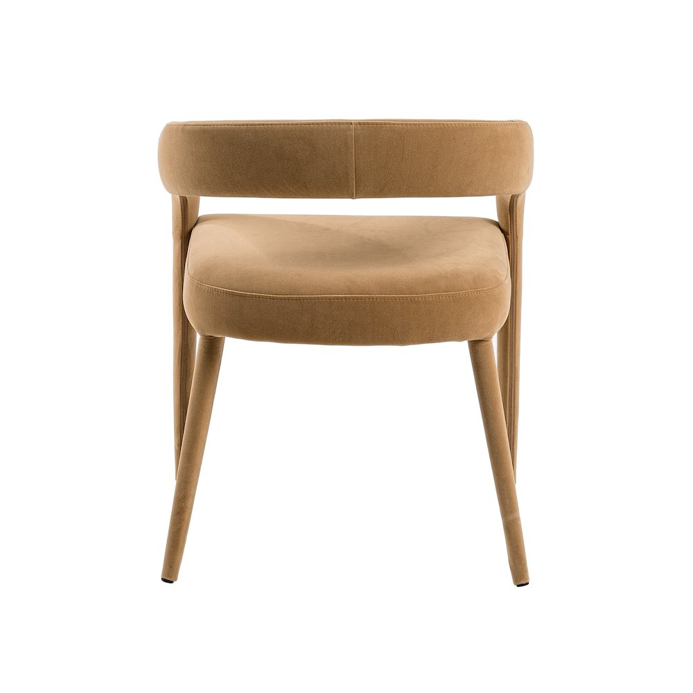 Modrest Mundra - Modern Tan Fabric Dining Chair