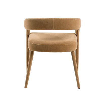 Modrest Mundra - Modern Tan Fabric Dining Chair
