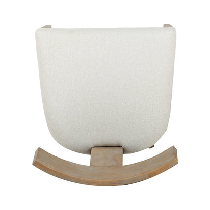 Fabien - Mid-Century Modern Beige Linen Wood Dining Chair (Set of 2)