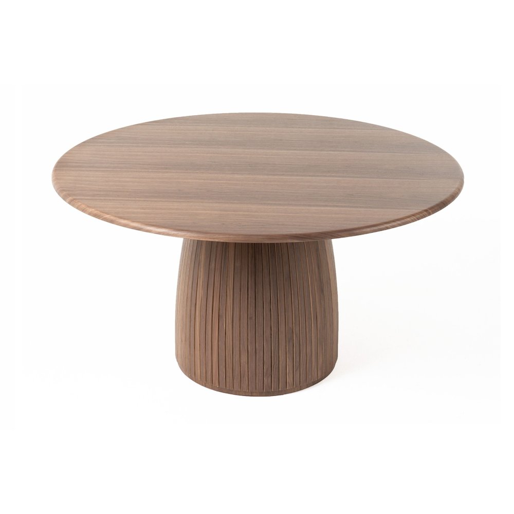Modrest Sheridan - Mid-Century Modern Walnut Round Dining Table