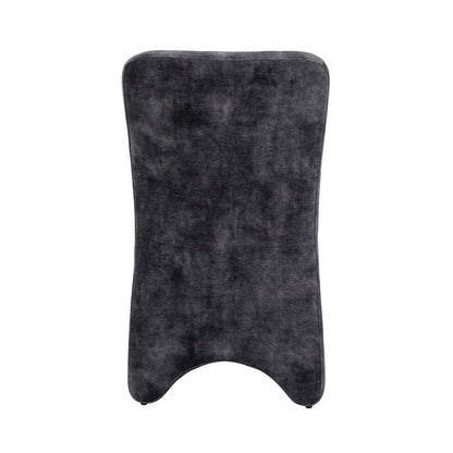 Modrest Ditka - Modern Grey Velvet Dining Chair (Set of 2)