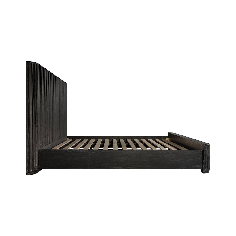 Modrest Fields - Eastern King Modern Black Bed