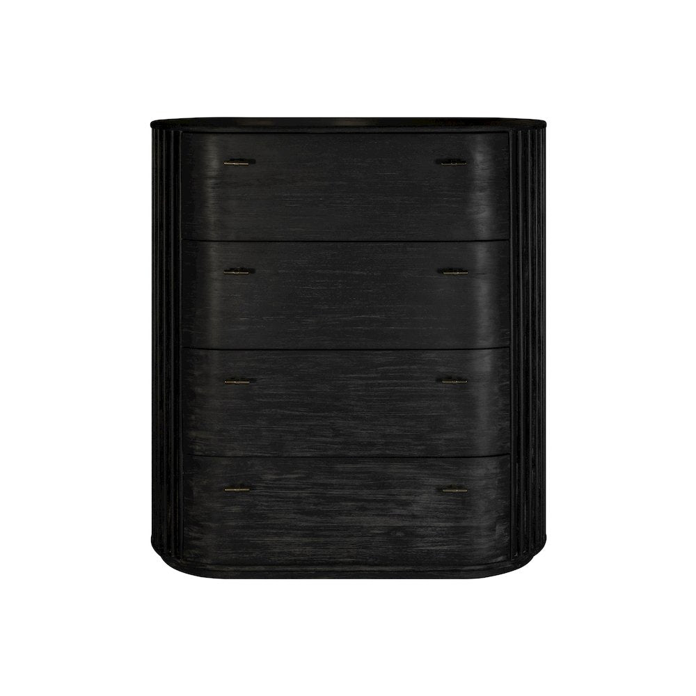 Modrest Fields - Modern Black Acacia Chest