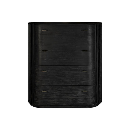 Modrest Fields - Modern Black Acacia Chest