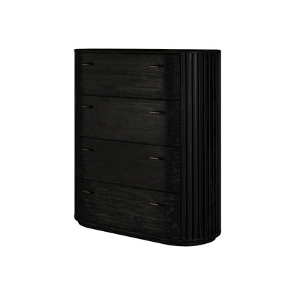 Modrest Fields - Modern Black Acacia Chest