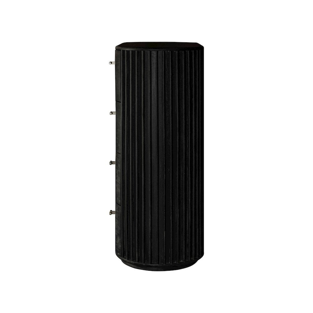 Modrest Fields - Modern Black Acacia Chest