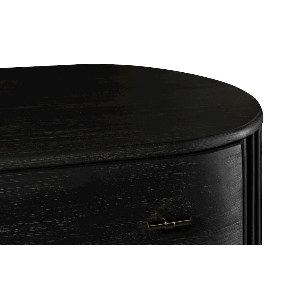 Modrest Fields - Modern Black Acacia Chest