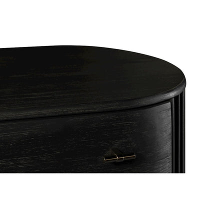 Modrest Fields - Modern Black Acacia Chest