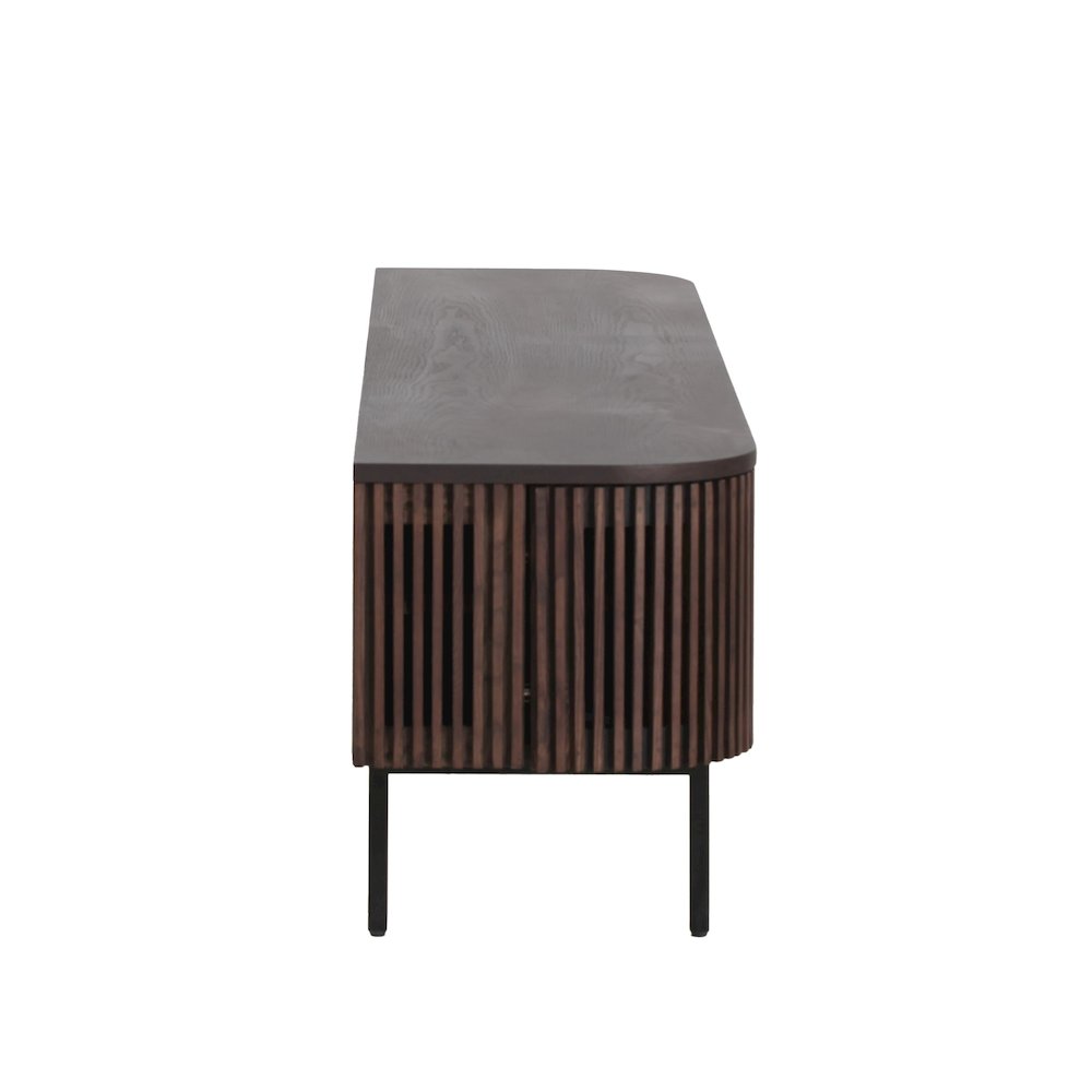 Modrest Clifton - Modern Smoked Ash Tall TV Stand