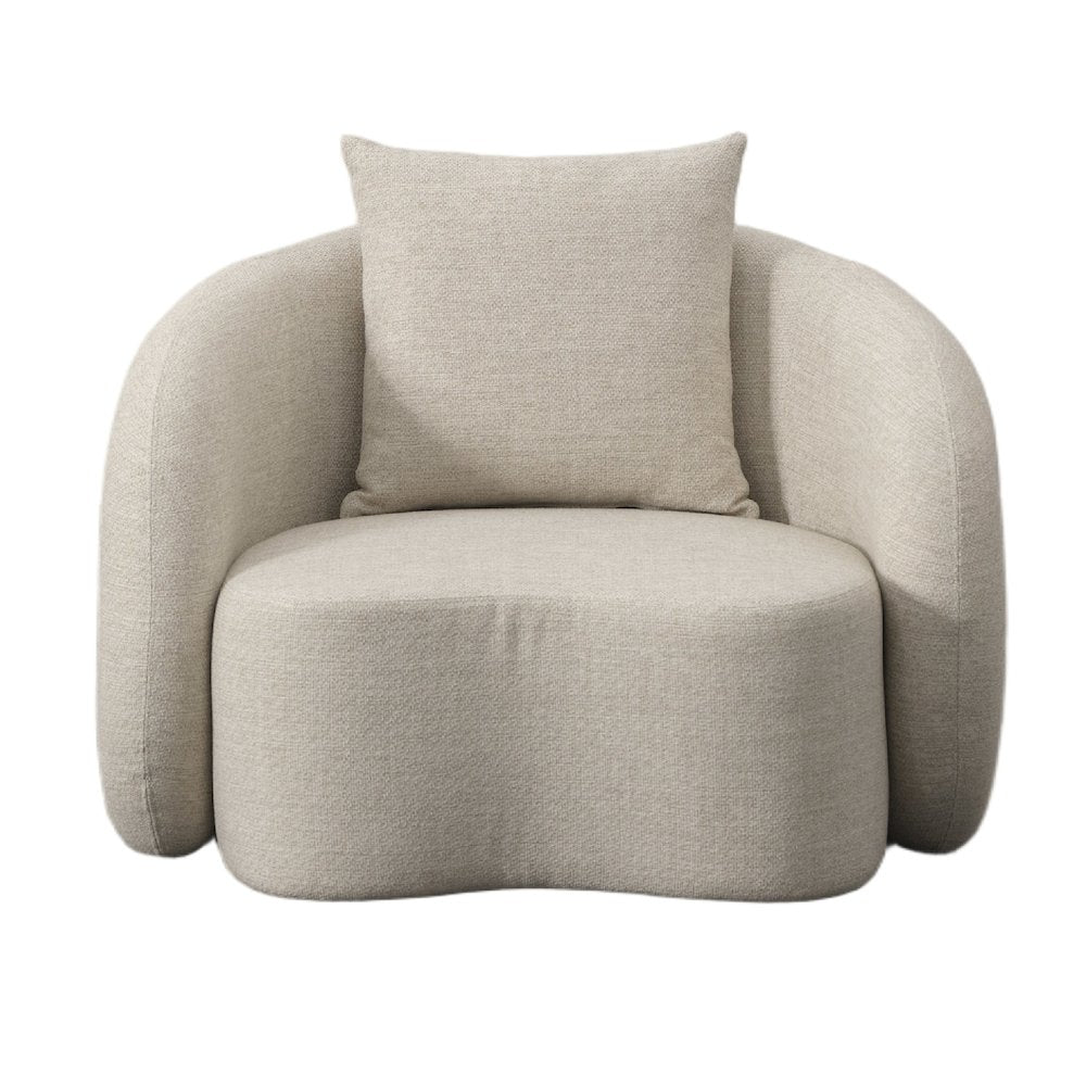 Renava Tabarca - Outdoor Beige Fabric Chair