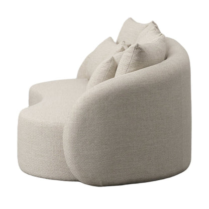 Renava Tabarca - Outdoor Beige Fabric 3 Seat Sofa