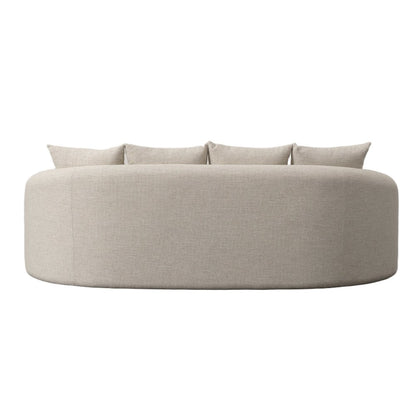 Renava Tabarca - Outdoor Beige Fabric 3 Seat Sofa
