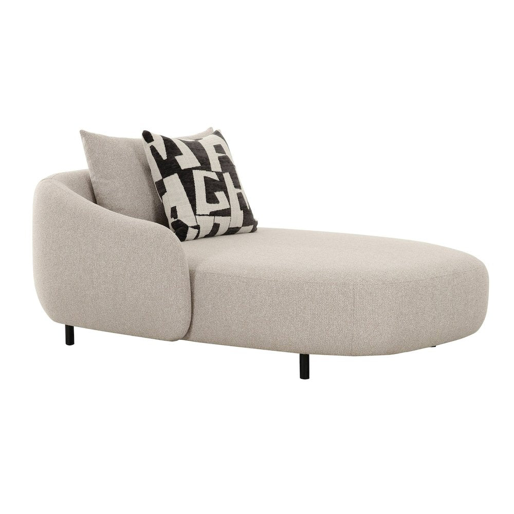 Divani Casa Marge - Contemporary Beige Sectional Sofa