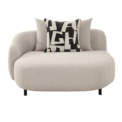 Divani Casa Marge - Contemporary Beige Sectional Sofa
