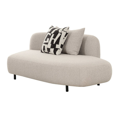 Divani Casa Marge - Contemporary Beige Sectional Sofa