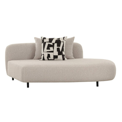 Divani Casa Marge - Contemporary Beige Sectional Sofa