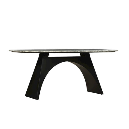 Modrest Colbert - Modern Black & White Marble Dining Table