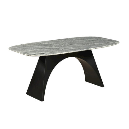 Modrest Colbert - Modern Black & White Marble Dining Table