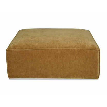 Divani Casa Gene - Modern Ochre Fabric Modular Ottoman