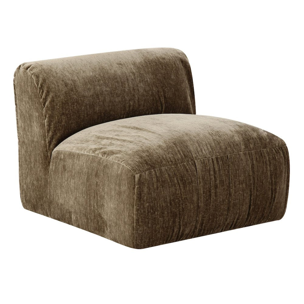 Siegal - Modern Olive Green Fabric Sofa