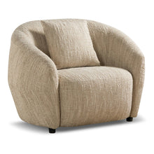 Belinda - Modern Beige Fabric Accent Chair