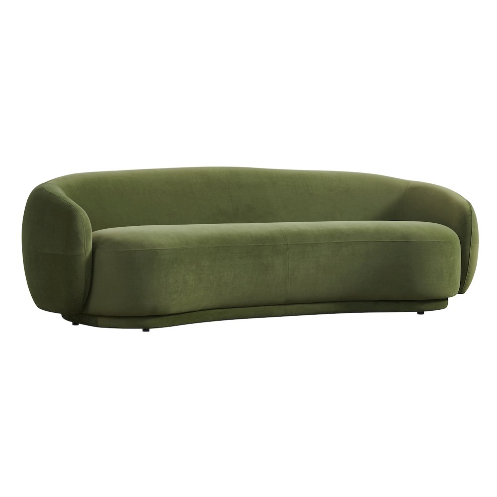 Andrew - Modern Green Fabric Sofa