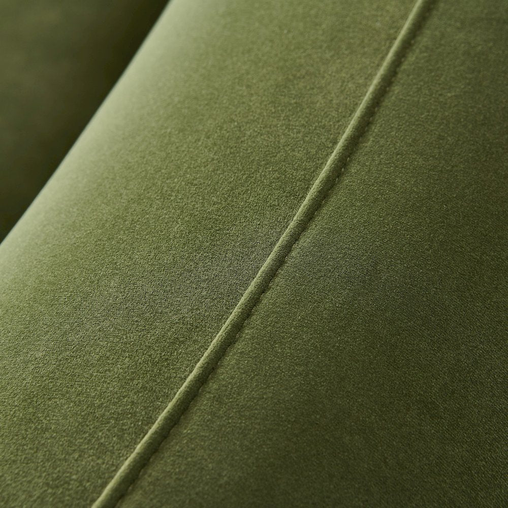 Andrew - Modern Green Fabric Sofa