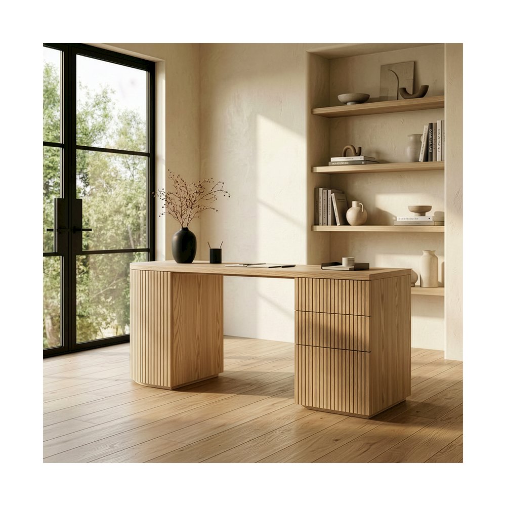 Albrite - Modern Natural Ash Desk