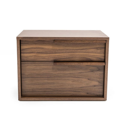 Modrest Amberlie - Modern Walnut Nightstand